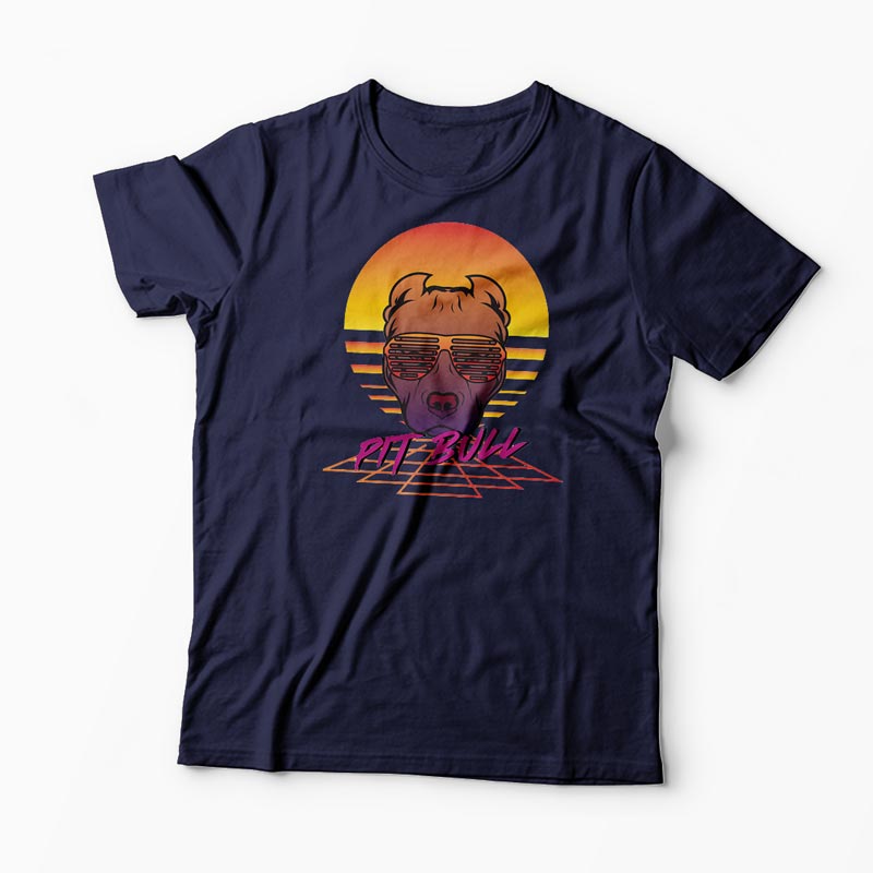 Tricou Pit Bull - Bărbați-Bleumarin