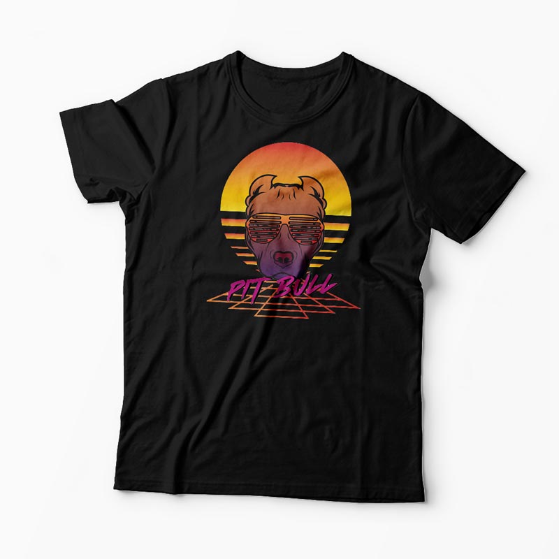 Tricou Pit Bull - Bărbați-Negru