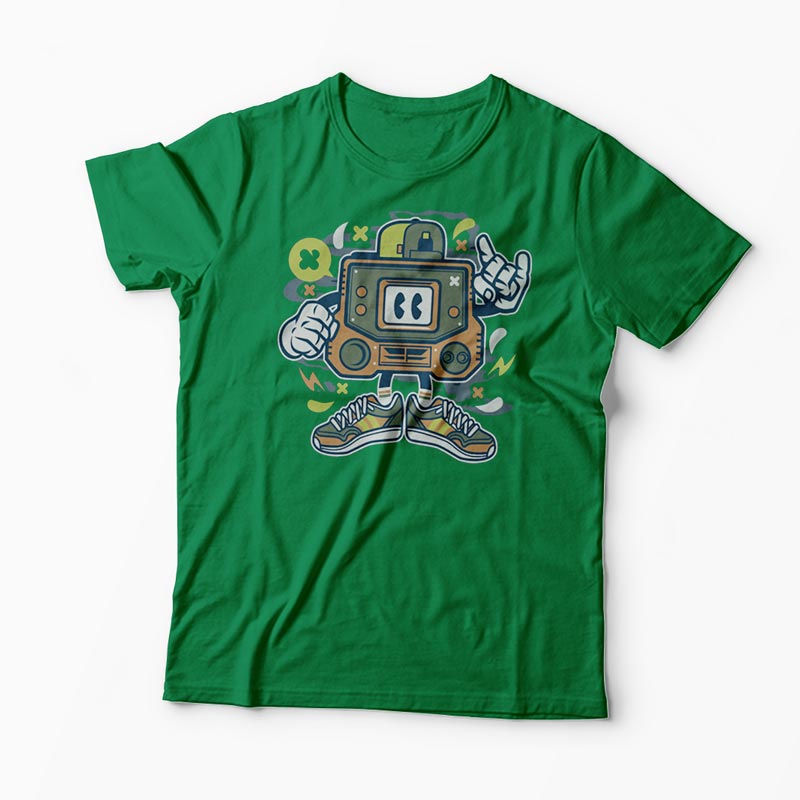 Tricou Retro Gamer - Bărbați-Verde