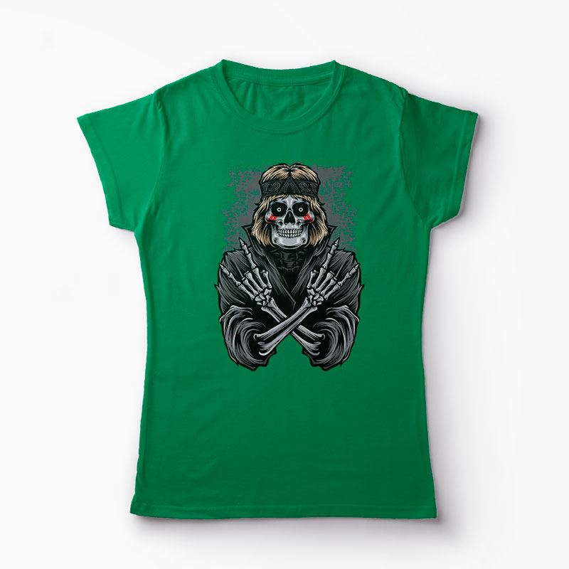 Tricou Rockeri pe Viață - Femei-Verde