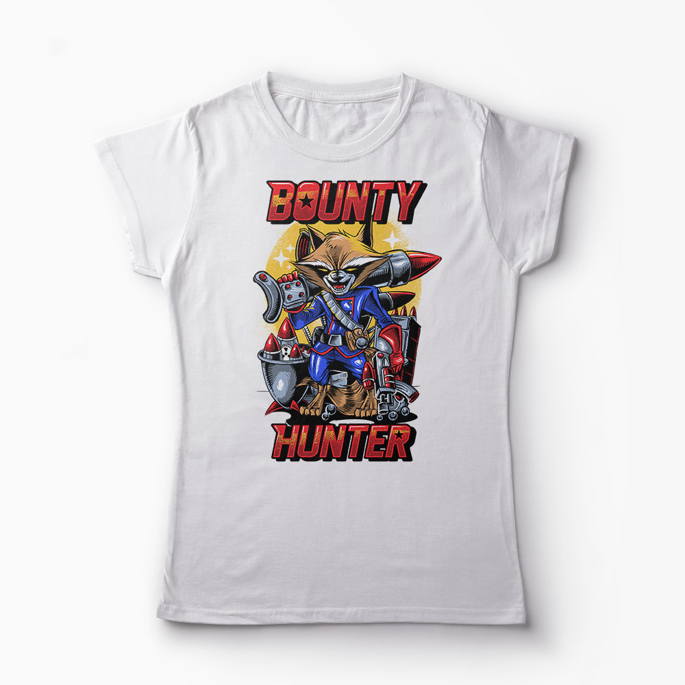 Tricou Rocket Raccoon - Femei-Alb