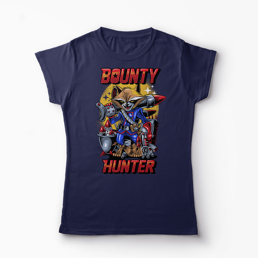 Tricou Rocket Raccoon - Femei-Bleumarin