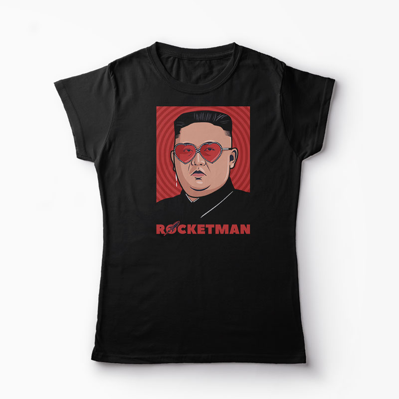 Tricou Rocketman - Femei-Negru