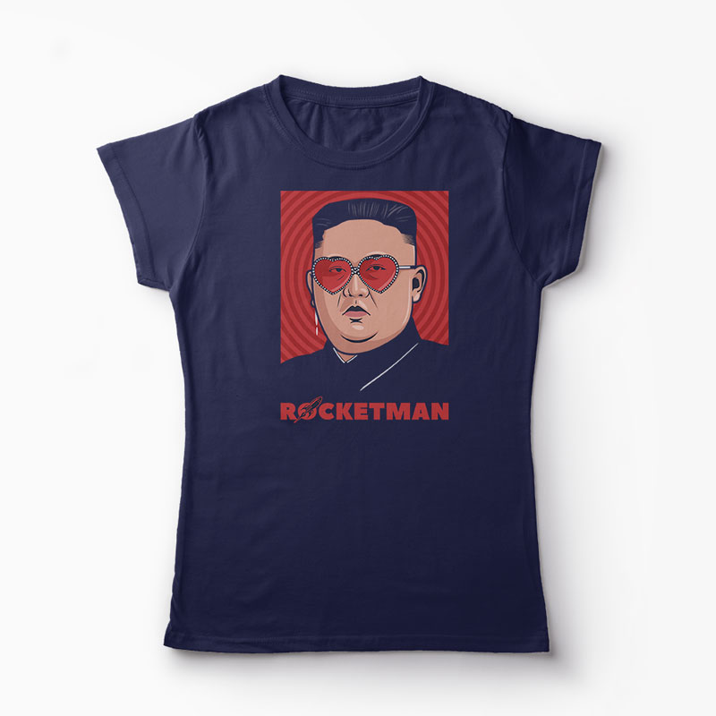 Tricou Rocketman - Femei-Bleumarin