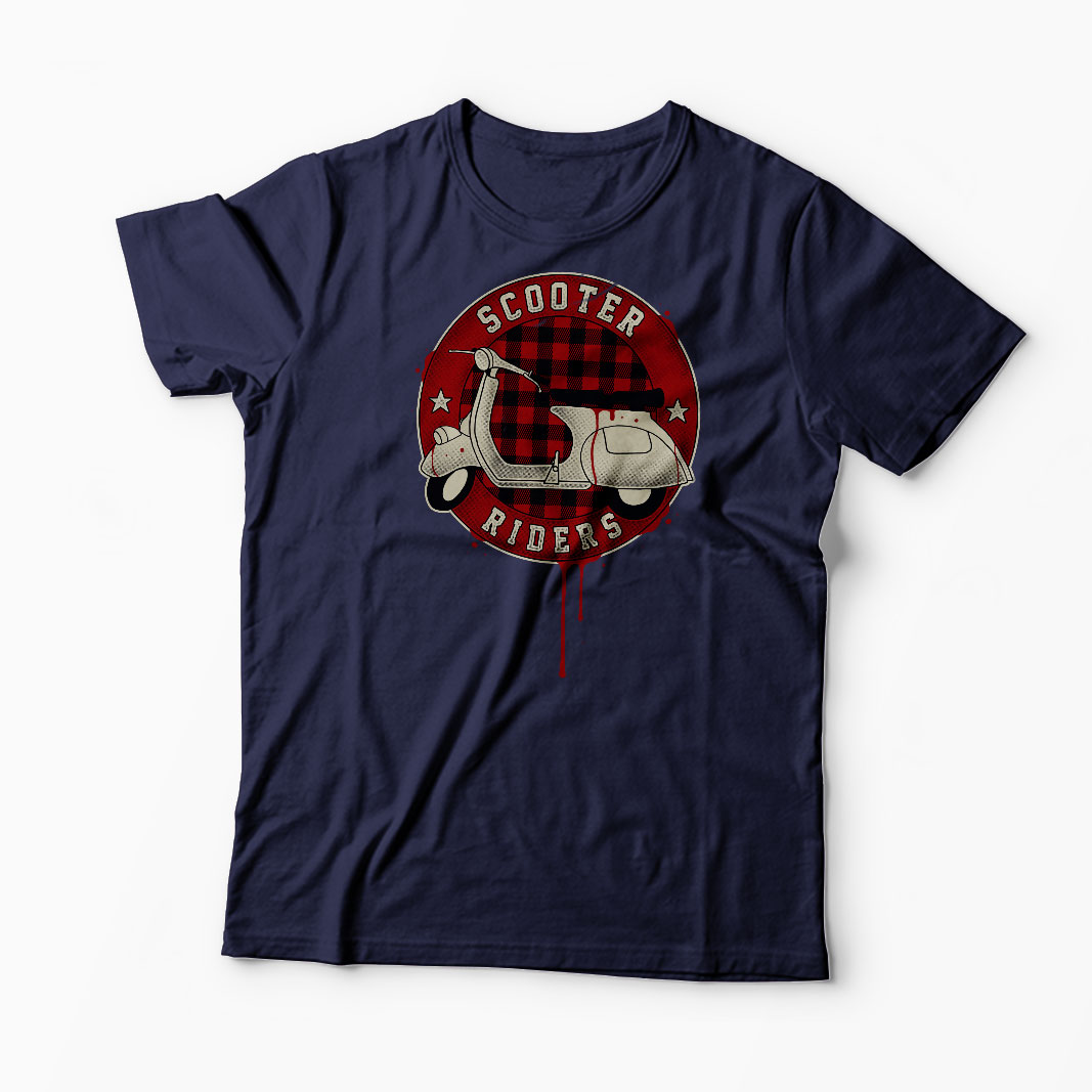 Tricou Scooter Riders  - Bărbați-Bleumarin