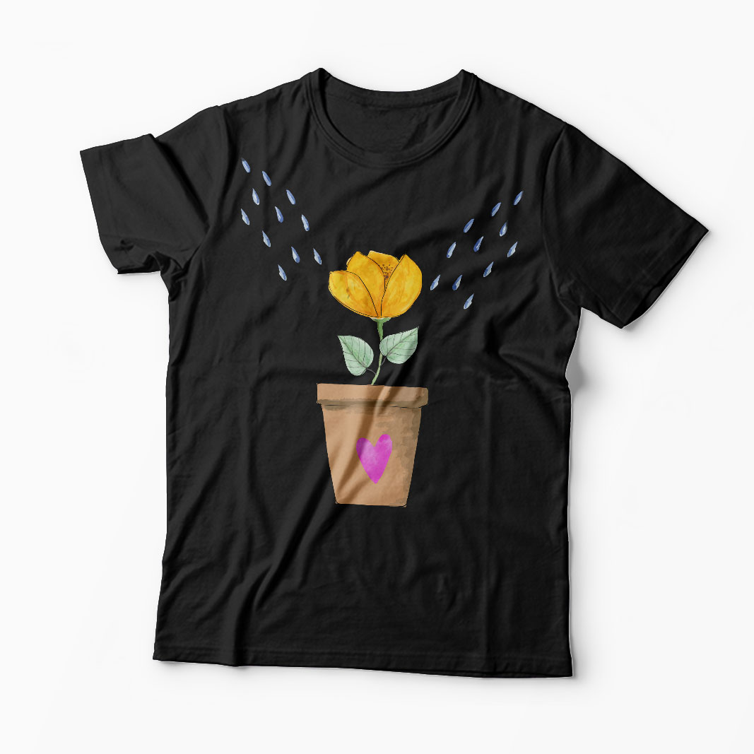 Tricou Set Familie Ingrijire Iubire - Copii-Negru