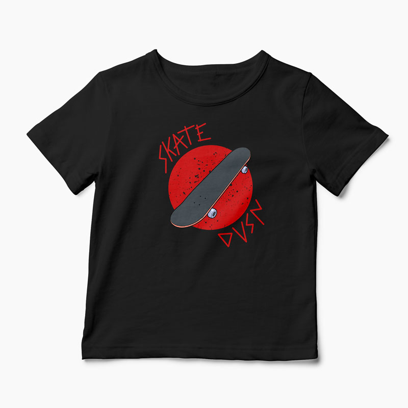 Tricou Skateboard Division - Copii-Negru