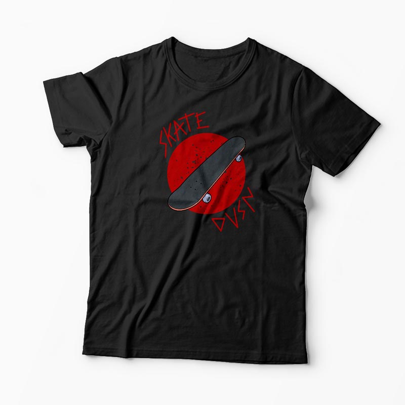 Tricou Skateboard Division - Bărbați-Negru