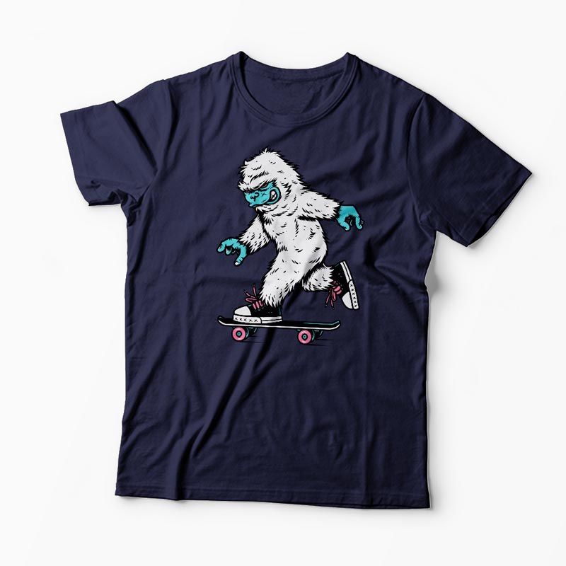 Tricou Skateboarding Yeti - Bărbați-Bleumarin