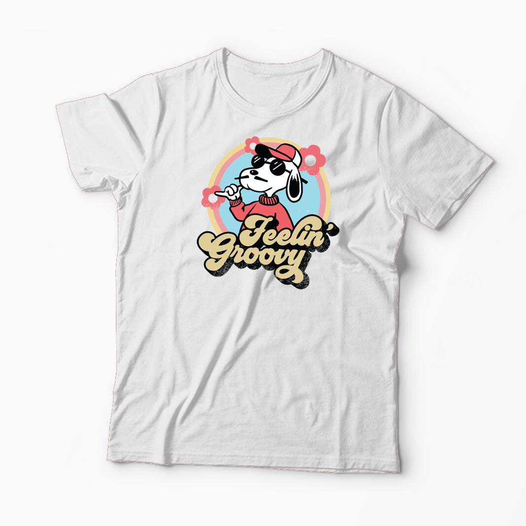 Tricou Snoopy Feelin Groovy Retro