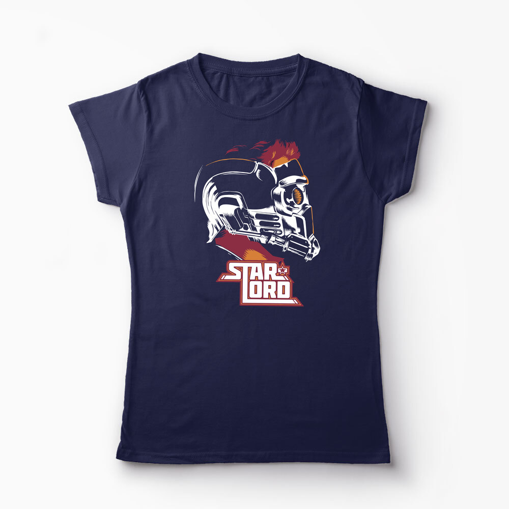 Tricou Star Lord Mask - Femei-Bleumarin
