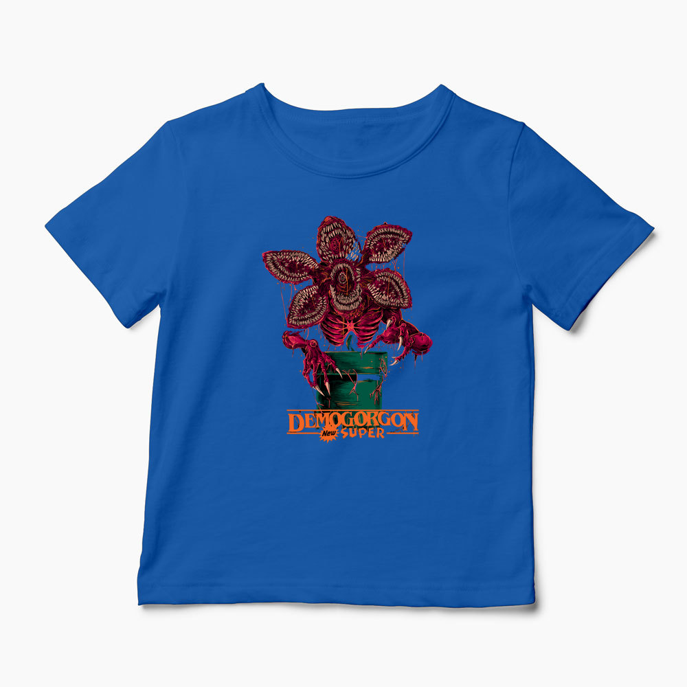 Tricou Stranger Things Demogorgon Super - Copii-Albastru Regal