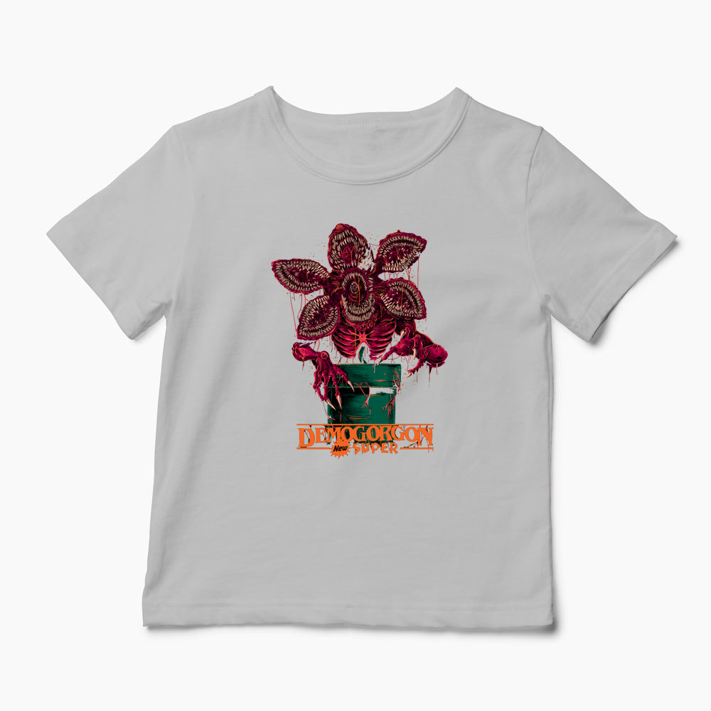Tricou Stranger Things Demogorgon Super - Copii-Gri