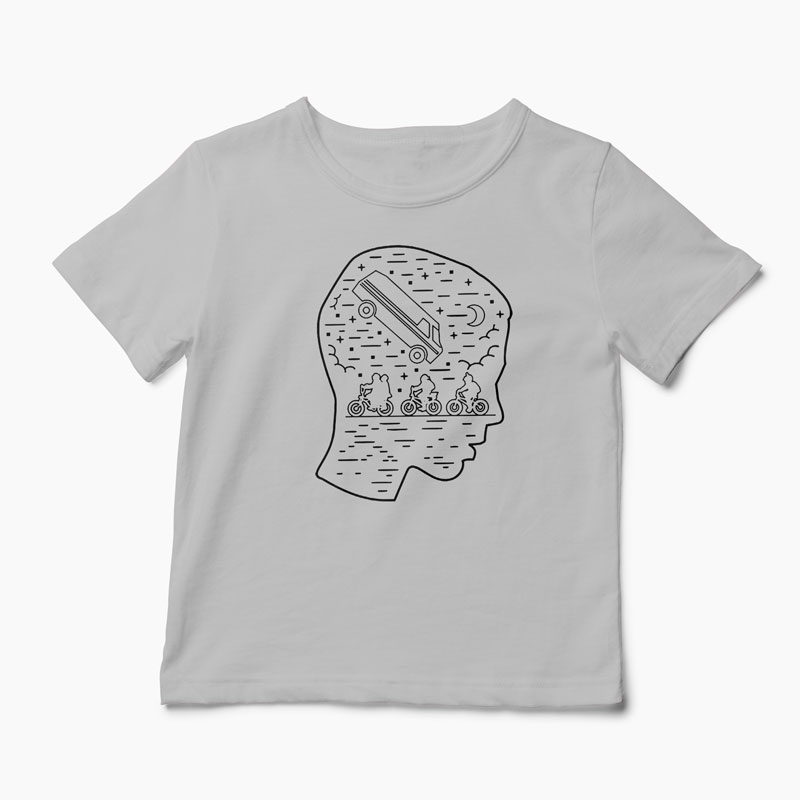 Tricou Stranger Things Team Eleven - Copii-Gri