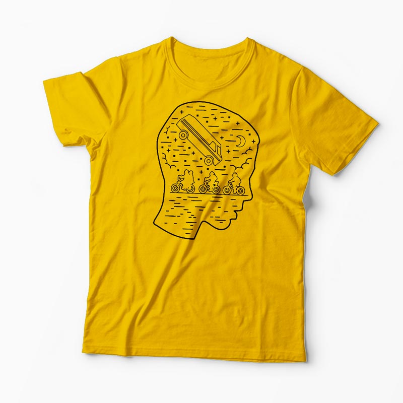 Tricou Stranger Things Team Eleven - Bărbați-Galben