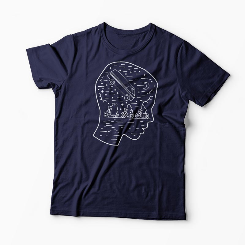 Tricou Stranger Things Team Eleven - Bărbați-Bleumarin