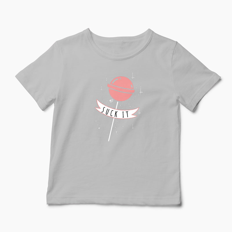 Tricou Suck It - Copii-Gri
