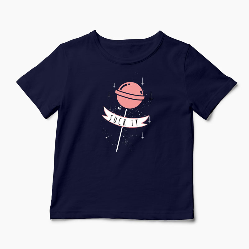 Tricou Suck It - Copii-Bleumarin