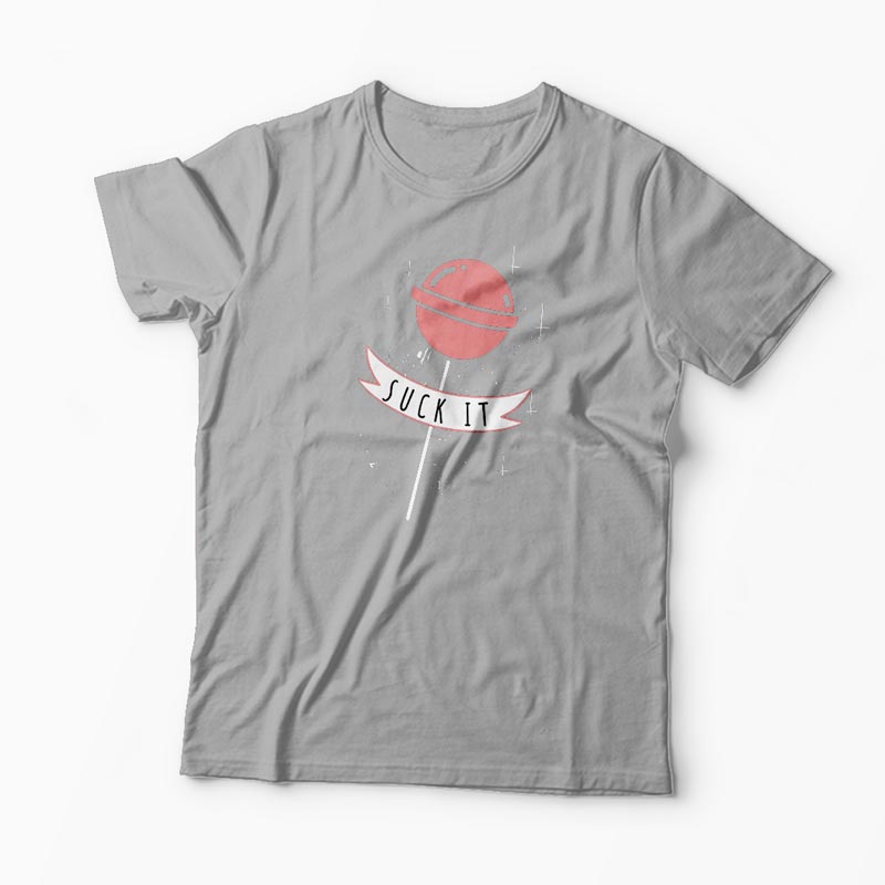 Tricou Suck It - Bărbați-Gri