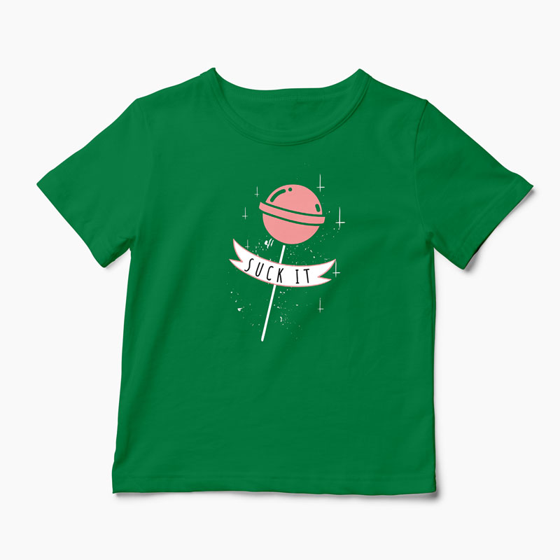 Tricou Suck It - Copii-Verde