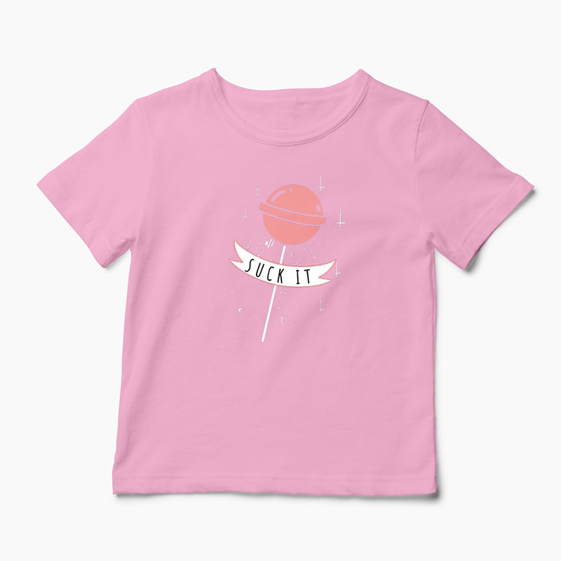 Tricou Suck It - Copii-Roz