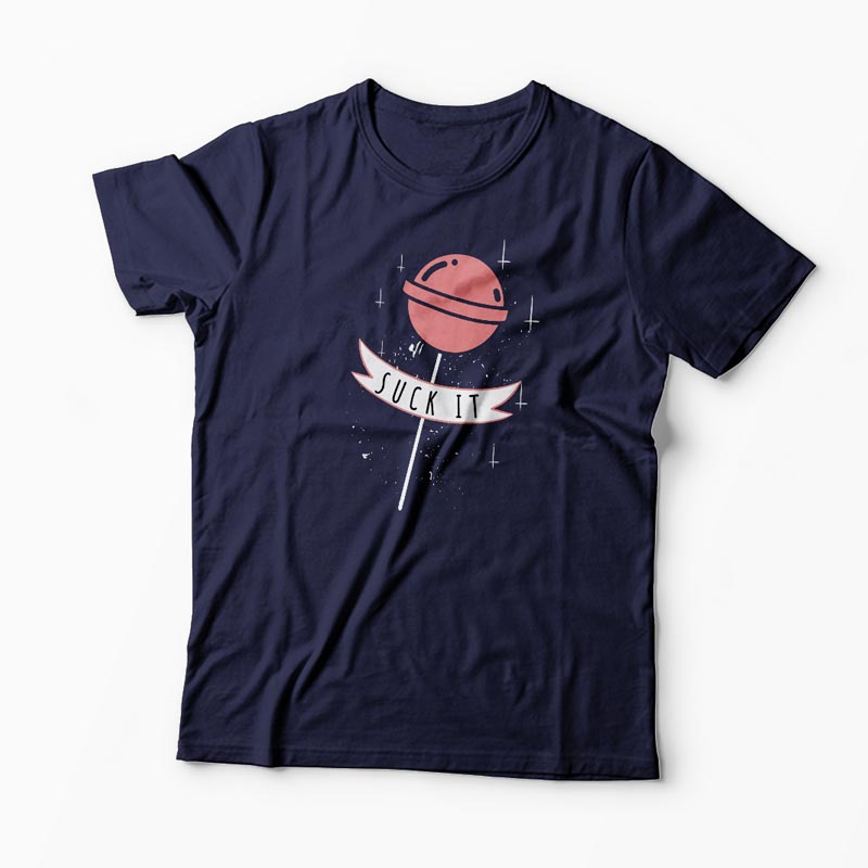 Tricou Suck It - Bărbați-Bleumarin