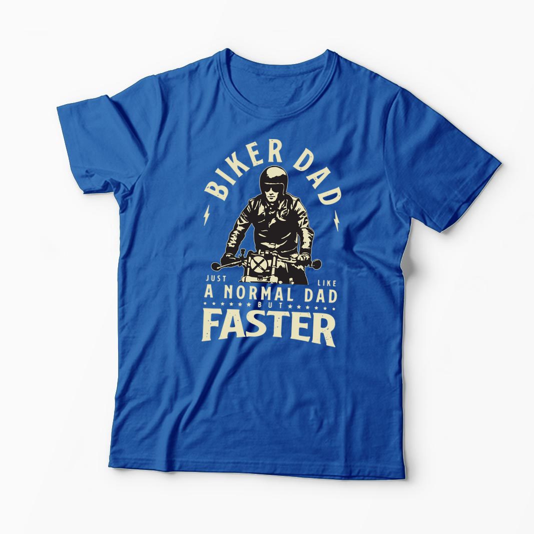Tricou Tată Motociclist La Fel Ca Un Tată Normal, Dar Mai Rapid