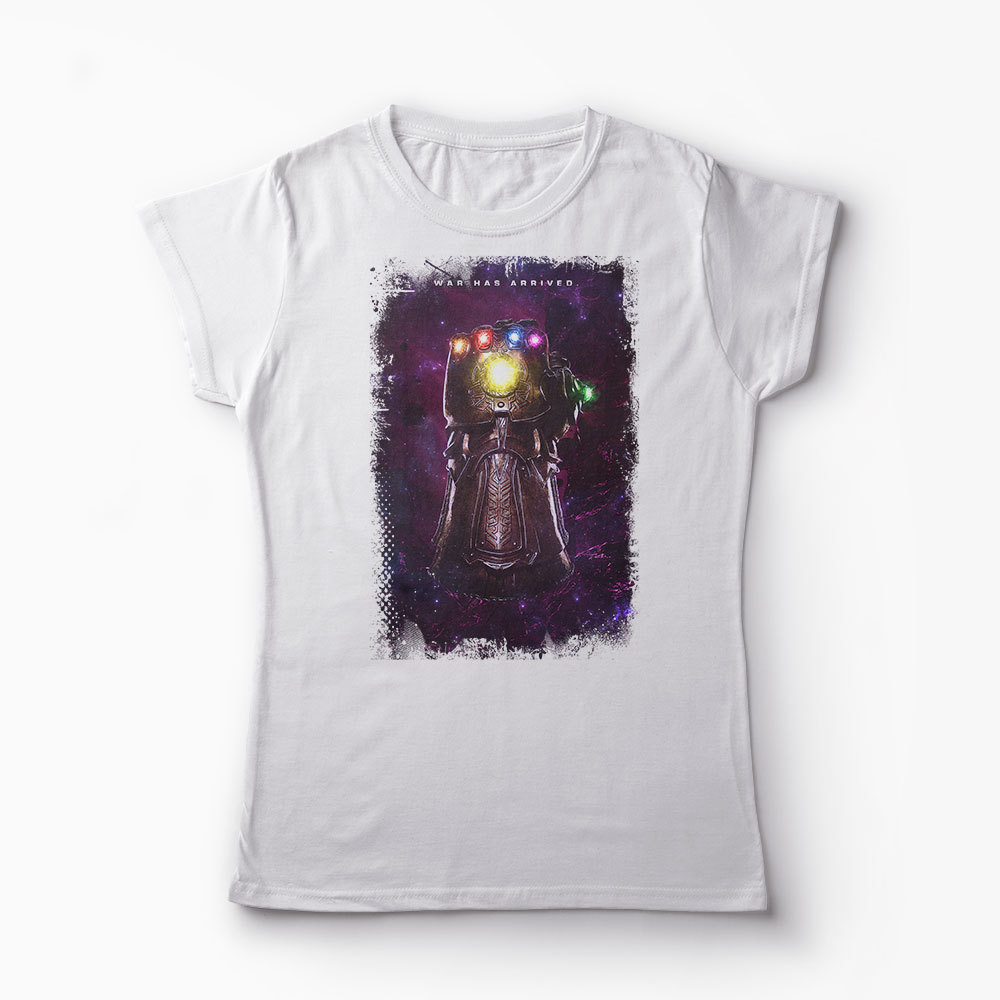 Tricou Marvel Thanos Infinity Stones - Femei-Alb