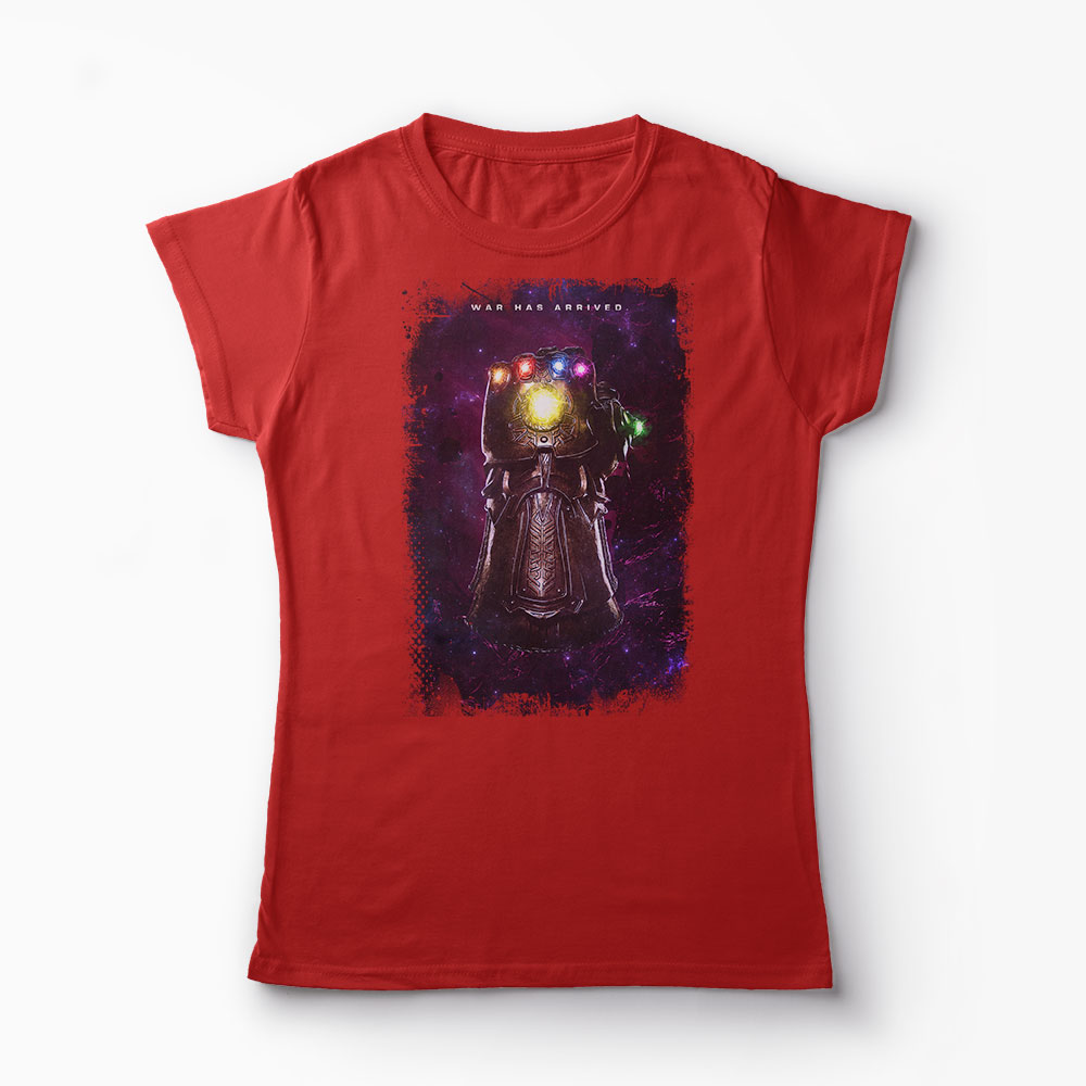 Tricou Marvel Thanos Infinity Stones - Femei-Roșu