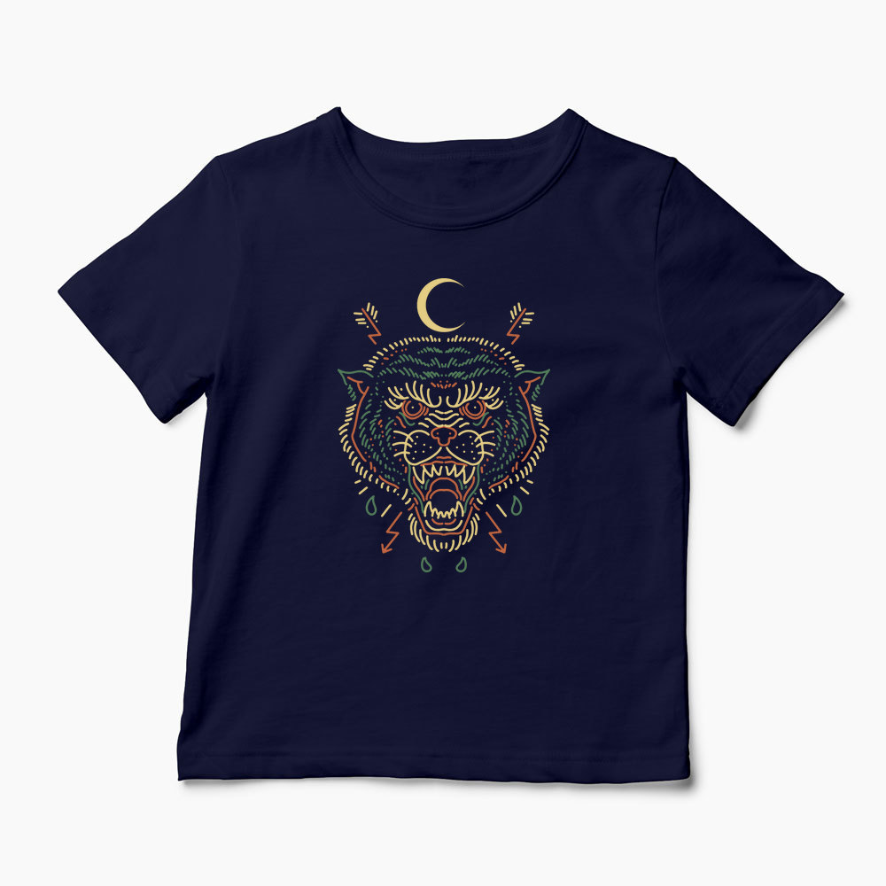 Tricou Tigru Luptător - Copii-Bleumarin