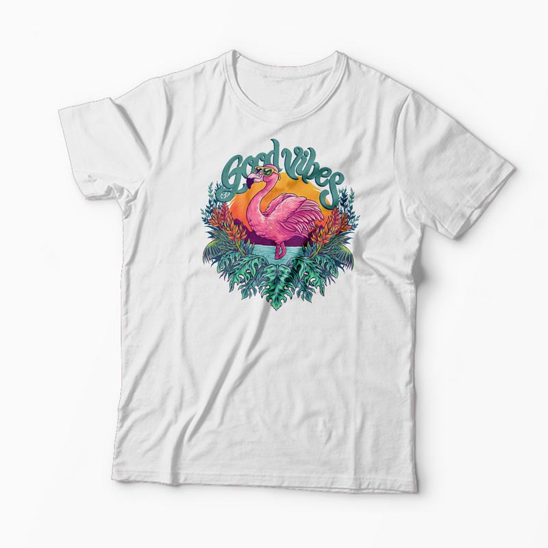 Tricou Tropical Flamingo