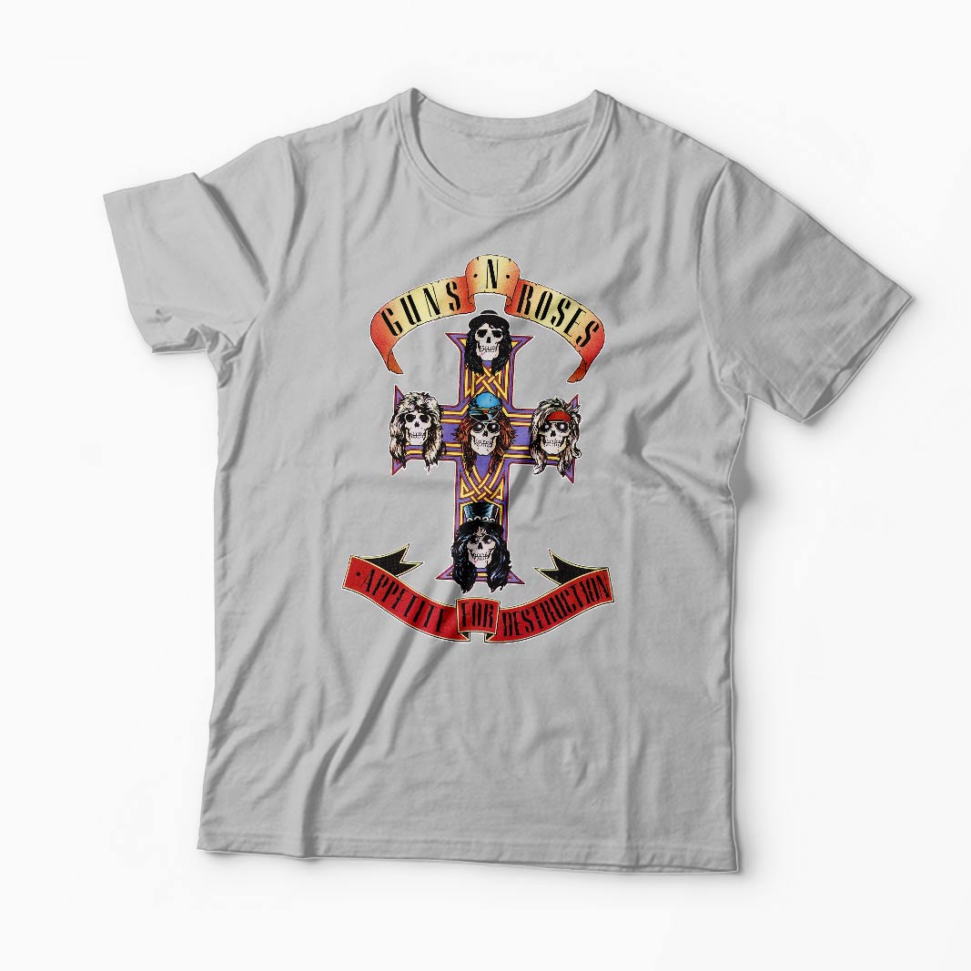 Tricou Trupa Rock - Guns N Roses - Bărbați-Gri