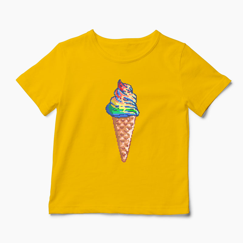 Tricou Unicorn - Crema de Unicorn - Copii-Galben