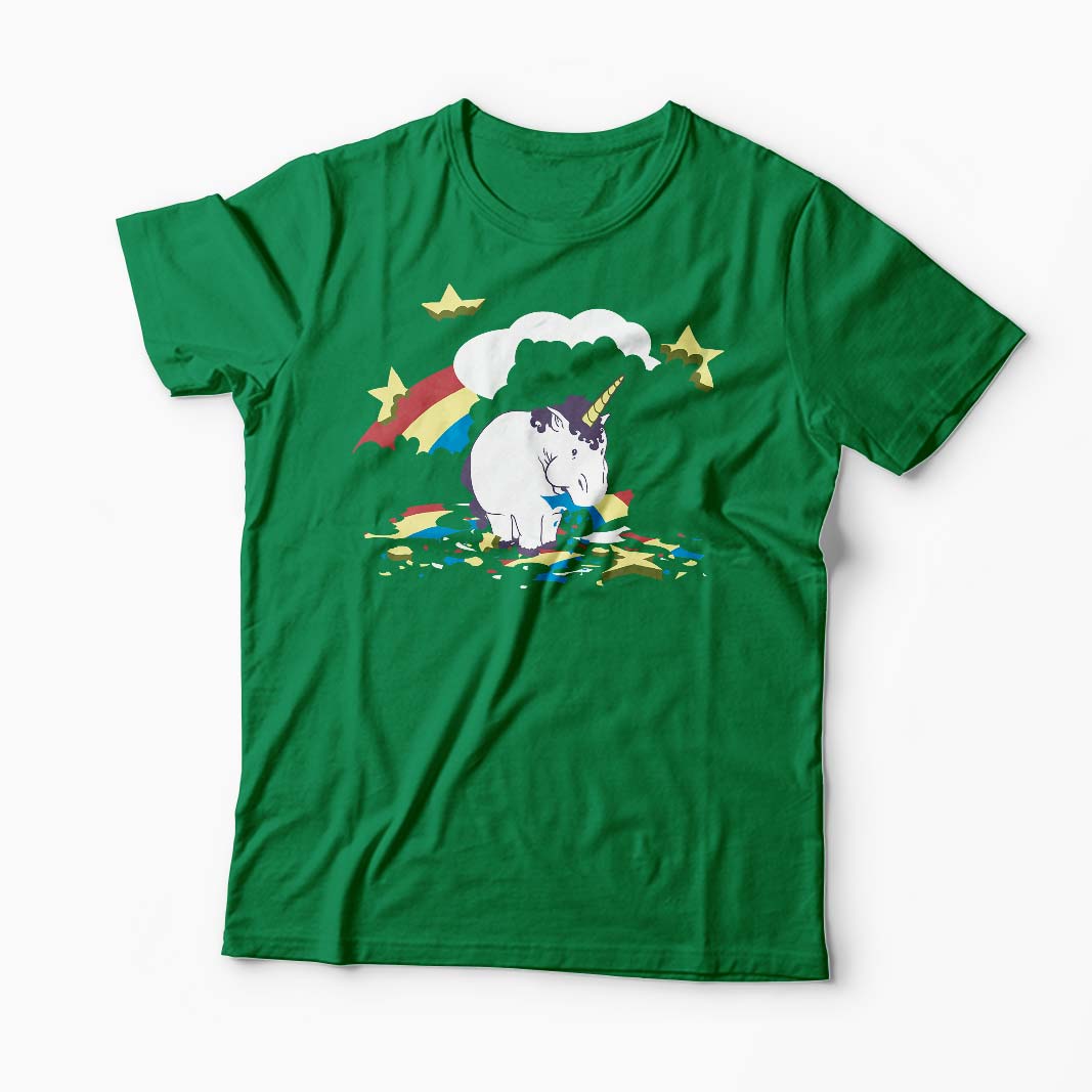 Tricou Unicorn Flămând - Bărbați-Verde