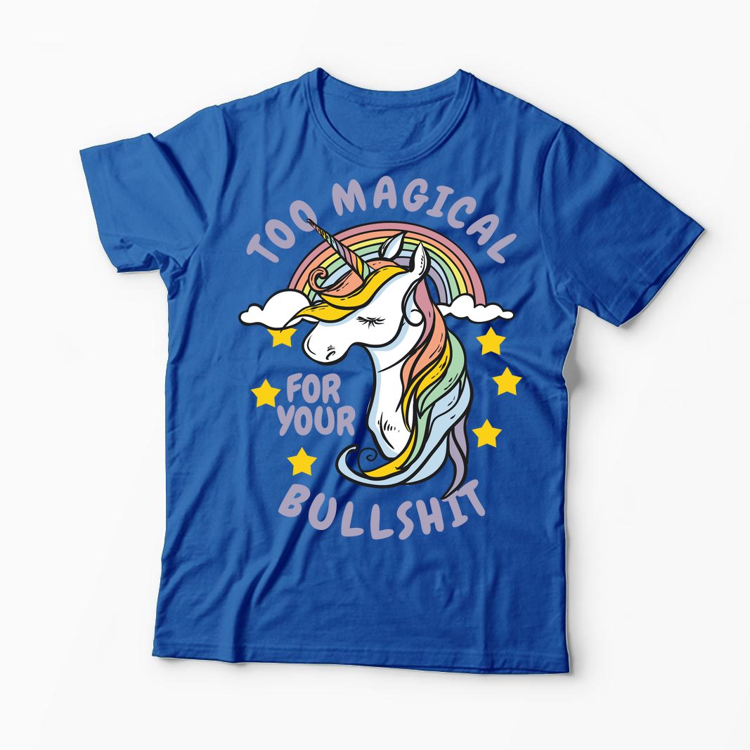 Unicorn Too Magical For Your Bullshit - Bărbați-Albastru Regal