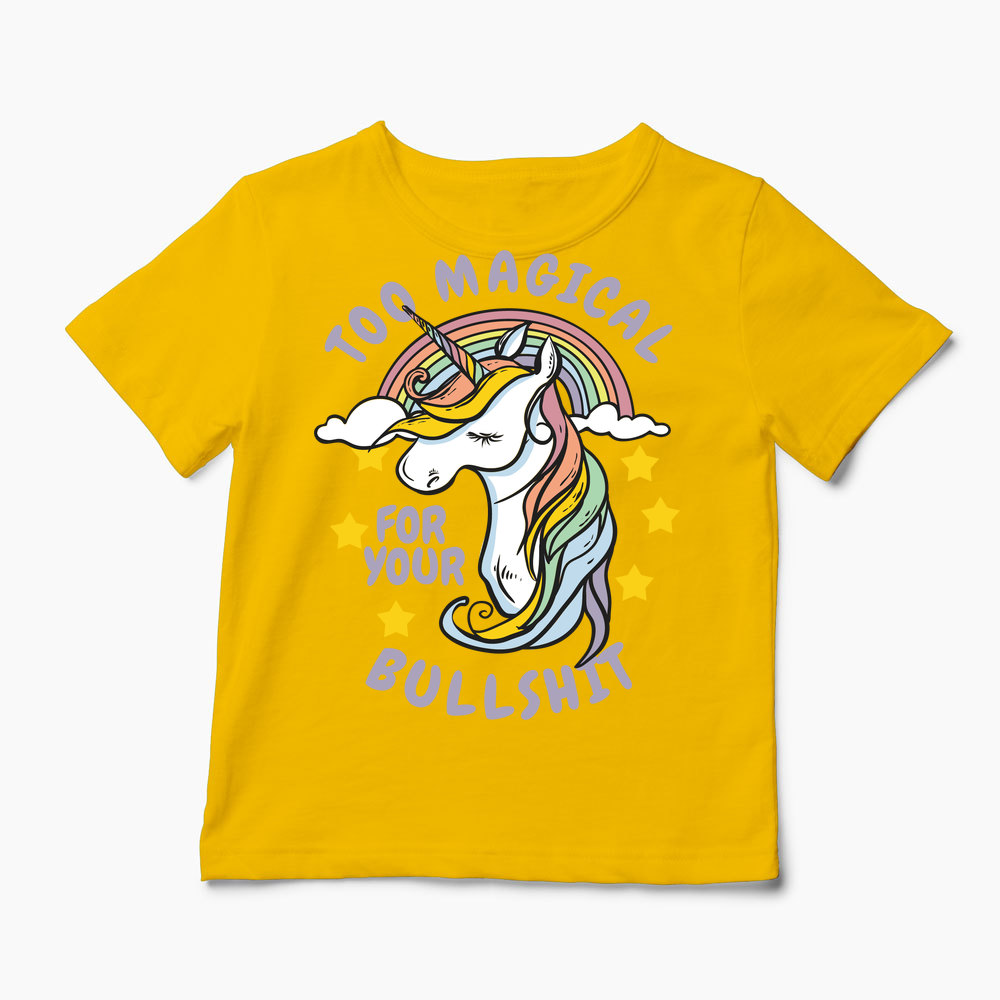 Unicorn Too Magical For Your Bullshit - Copii-Galben