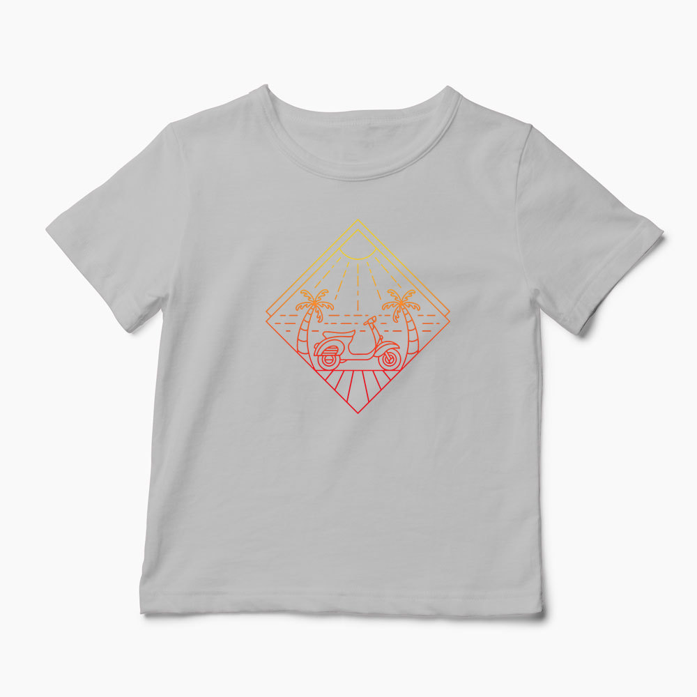 Tricou Vacanță pe Scuter - Copii-Gri