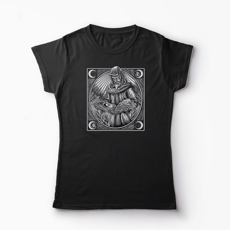 Tricou Vrăjitorul - Femei-Negru