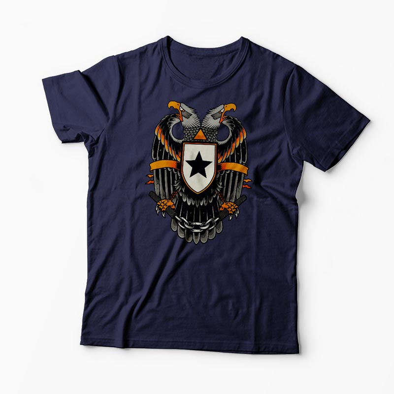 Tricou Vultur Stea - Bărbați-Bleumarin