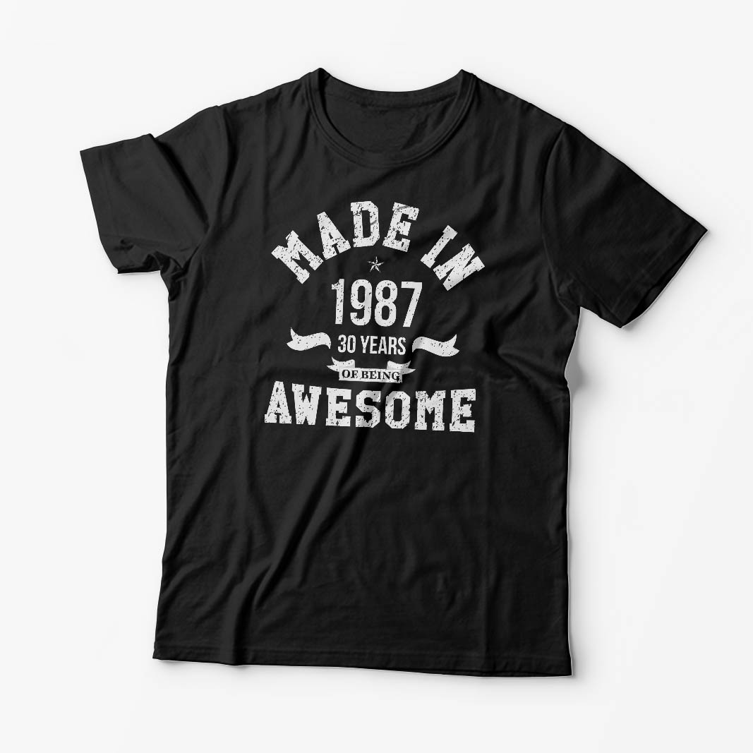 Tricou Zi de Nastere - Made in 19xx - Bărbați-Negru