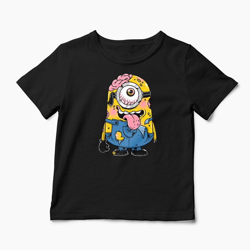 Tricou Zombie Minion - Copii-Negru