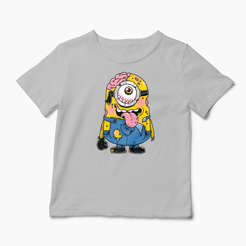 Tricou Zombie Minion - Copii-Gri